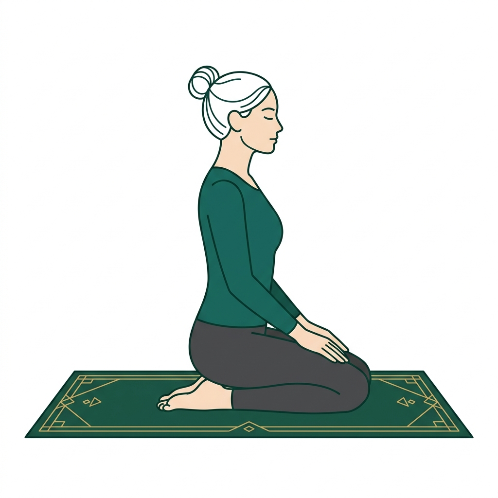 Vajrasana Thunderbolt Pose